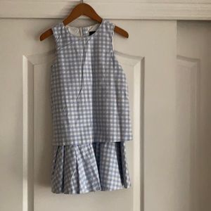 Victoria Beckham Girls Gingham Dress - M